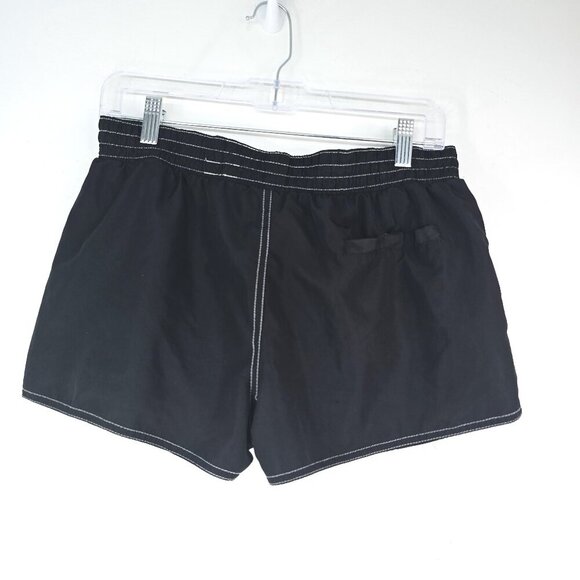 ZeroXposur Black White Y2K 90s Swim Board Shorts Size 12 - Picture 5 of 7